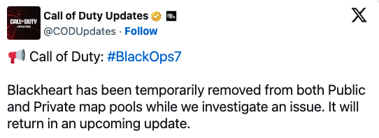 Call of Duty Updates
