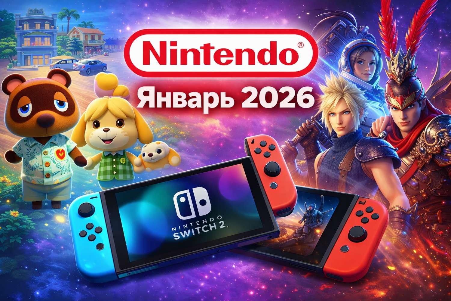 Nintendo Switch 2 Январь 2026