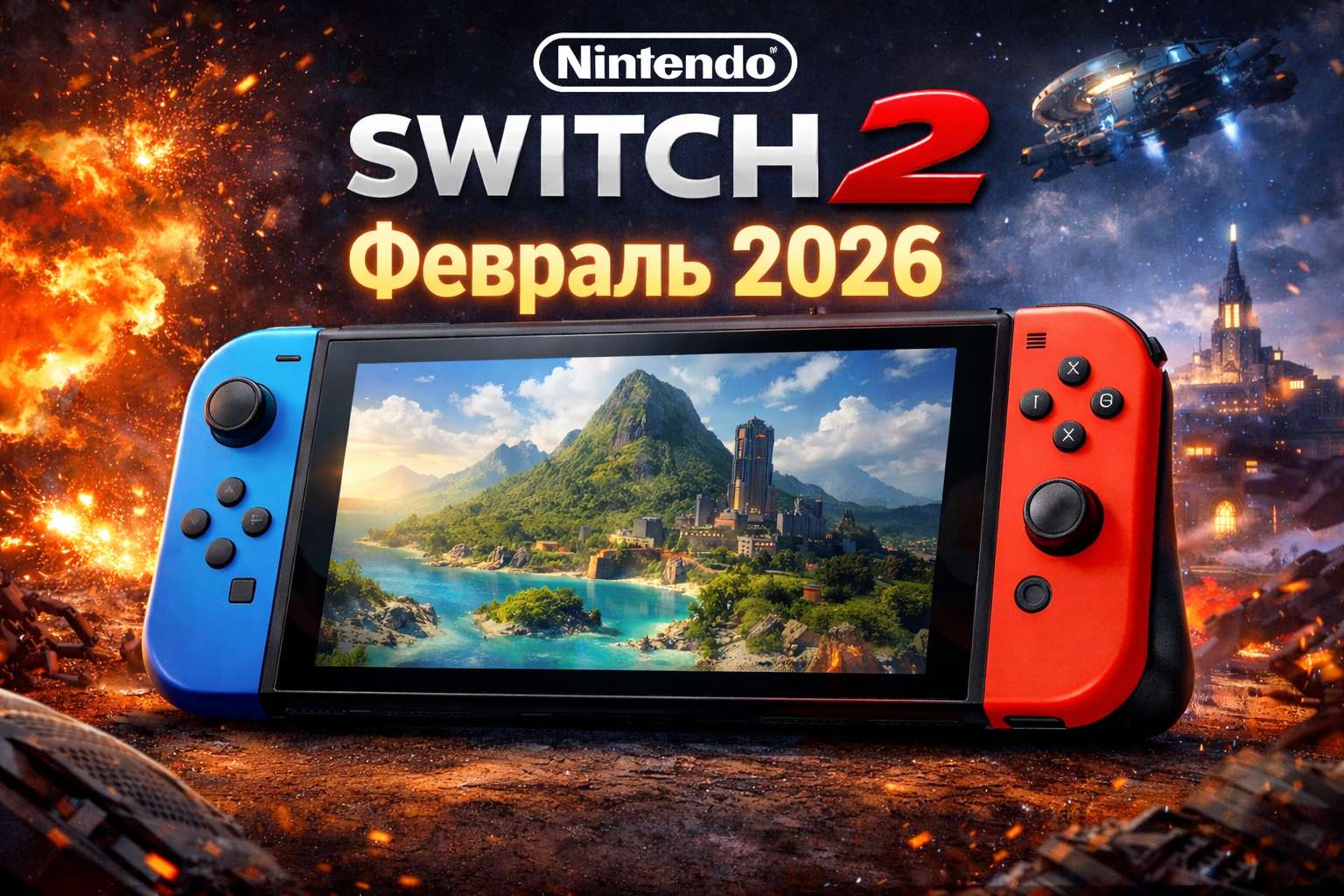 Nintendo Switch 2 февраль 2026