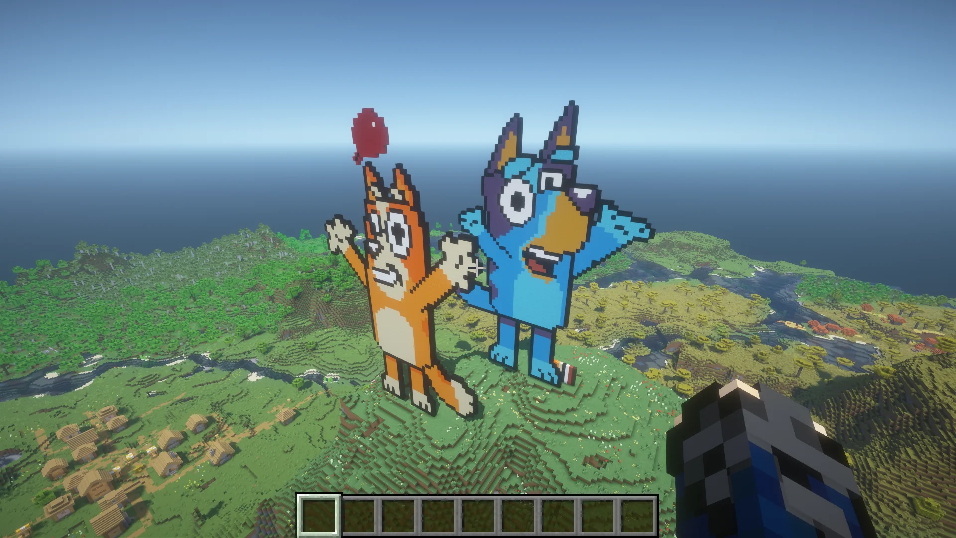 Minecraft Bluey