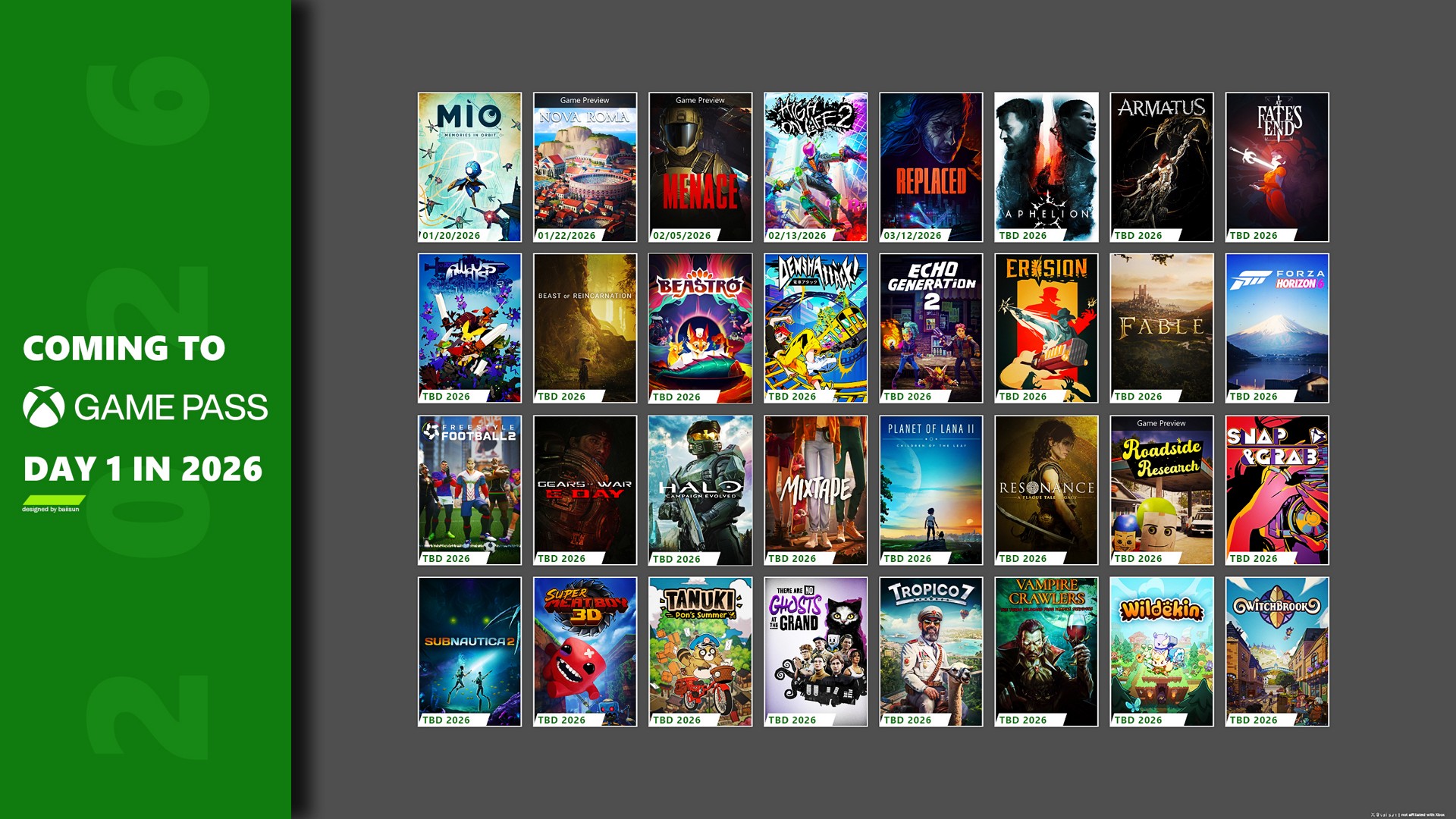 Xbox Game Pass 2026
