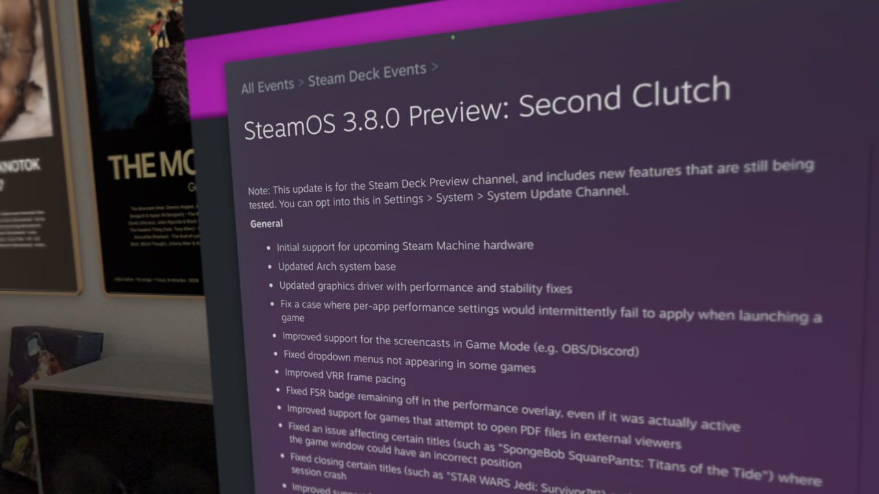 SteamOS 3.8.0
