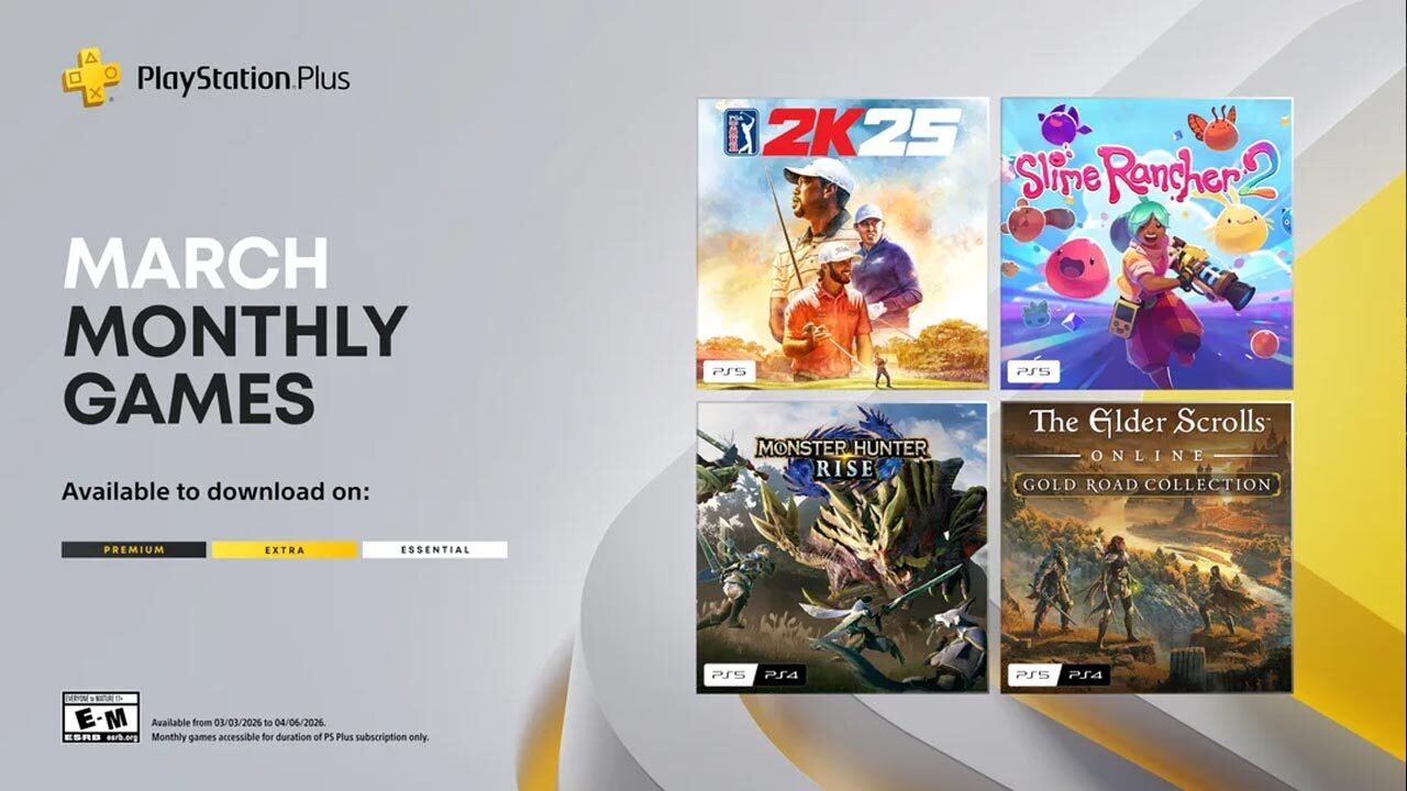 PS Plus Март 2026 года