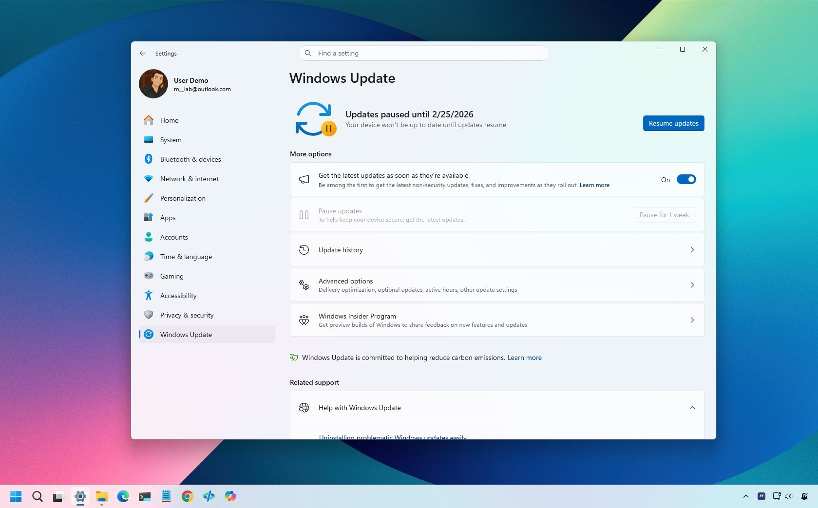 Обновление Windows